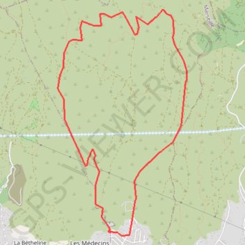 Caban galette des Rois GPS track, route, trail