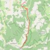 Almières (Les Fleurines) a Le Rozier GPS track, route, trail