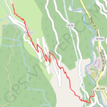 Clans - Bairols GPS track, route, trail