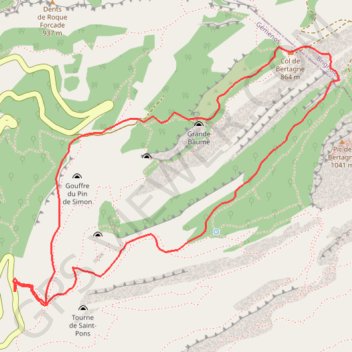 Bertagne - Gemenos GPS track, route, trail