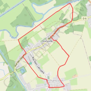 Le Canal Saint-Lazare GPS track, route, trail