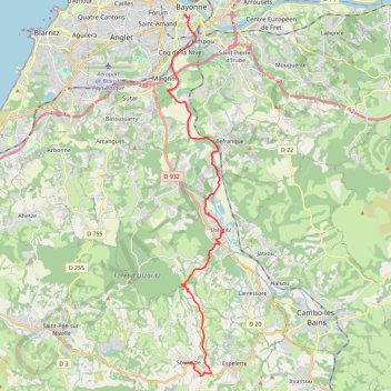 Ruta del Baztan GPS track, route, trail