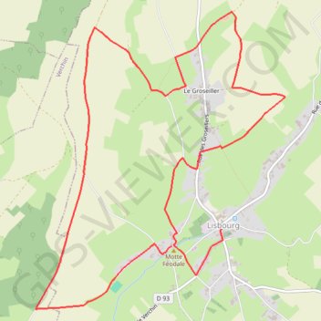 La Corneillère GPS track, route, trail