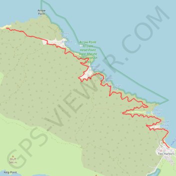 Santa Catalina Island GPS track, route, trail