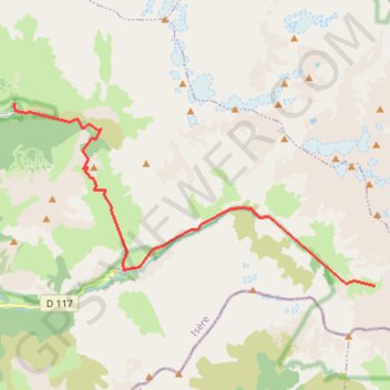 Tour des Écrins, du Font Turbat à Valsenestre GPS track, route, trail
