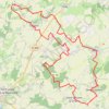 LEZAY - VTT 45 km GPS track, route, trail