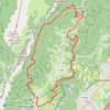 Morceau de GRP Tour des Petites Roches GPS track, route, trail