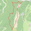 La Roche des Arnauds depuis Loscence GPS track, route, trail