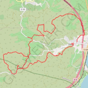 La sanchef GPS track, route, trail