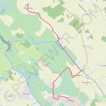 Les Grillons - Montsanson GPS track, route, trail