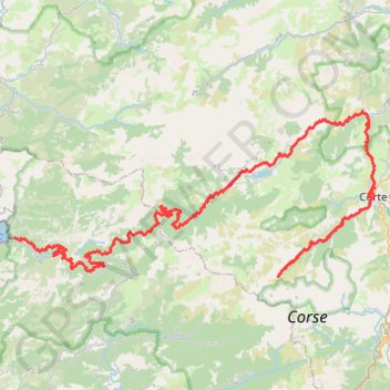 E04 - Porto - Corte GPS track, route, trail
