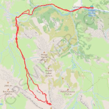 Monte Faraut GPS track, route, trail