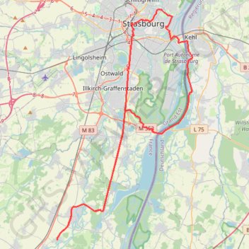 4. Strasbourg GPS track, route, trail