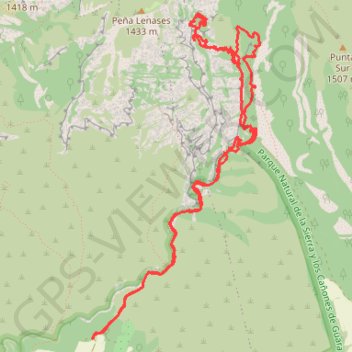 Ermitage San Martin GPS track, route, trail