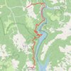 La Dordogne de villages en barrages : de Confolent-Port-Dieu à Monestier-Port-Dieu GPS track, route, trail