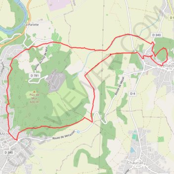 Marche à Vertaizon GPS track, route, trail