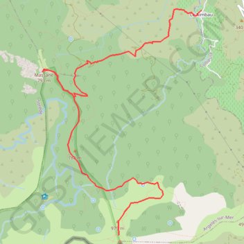 Le Rimbaud Pic Sailfort Tour Massana GPS track, route, trail