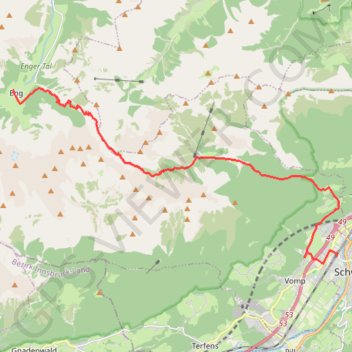 Via-Alpina R41 & R42 - Schwaz - Eng Alm GPS track, route, trail