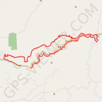 North Yuba River MTB Loop GPS track, route, trail