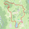 Saint-Pierre (Cantal) Site des Templiers GPS track, route, trail