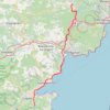 Saintes Marie de la Mer - Montauroux seg 3-rdp5m GPS track, route, trail