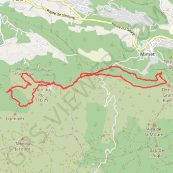 Pilon du roi GPS track, route, trail