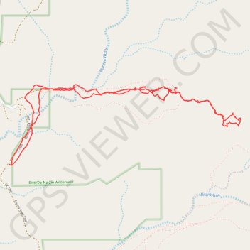 Bisti Badlands Loop GPS track, route, trail