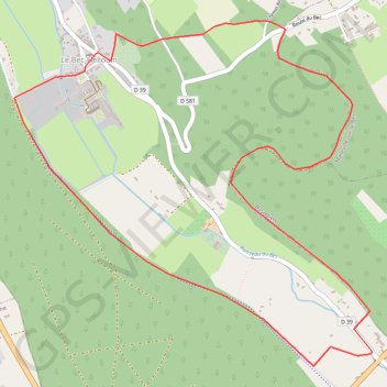 Circuit des Bénédictins - Le Bec-Hellouin GPS track, route, trail