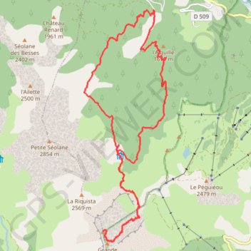 26-AOU-15 17:18:25 GPS track, route, trail