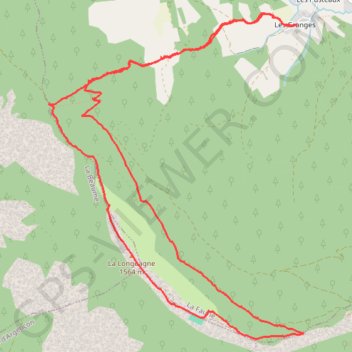 Pré des Nonnes - La Faurie (05) GPS track, route, trail