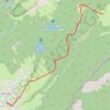 Sortie raquettes aux Eymindras (Chartreuse) GPS track, route, trail