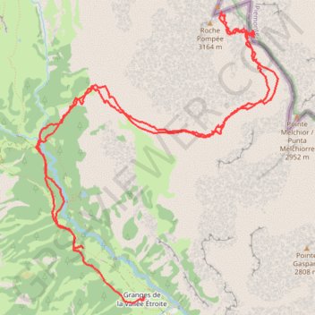Raid Thabor - Pointe Balthazar GPS track, route, trail
