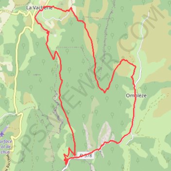 Tour de la montagne-de-Bouchère - La Vacherie GPS track, route, trail