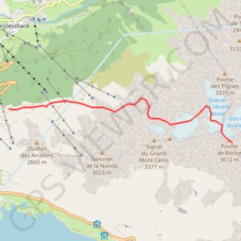 Pointe de Ronce GPS track, route, trail