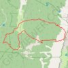 La combe de la Fontaine Gravianelle - Saint-Agnan-en-Vercors GPS track, route, trail