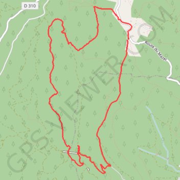 Montgros - Doulovy GPS track, route, trail