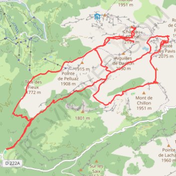 Château d'Oche GPS track, route, trail