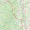 GR42 De Saint Etienne (Loire) à Boffres (Ardèche) GPS track, route, trail