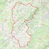 Tour des Monts du Lyonnais (Rhône - Loire) GPS track, route, trail