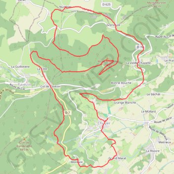 Rando des Mil'pattes - Chuyer GPS track, route, trail