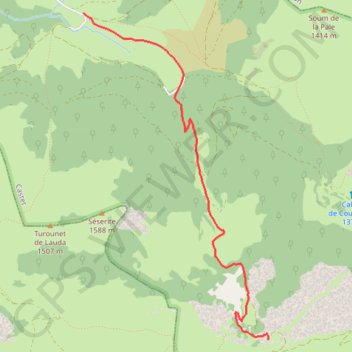 Port castet aux cabanes escalac GPS track, route, trail
