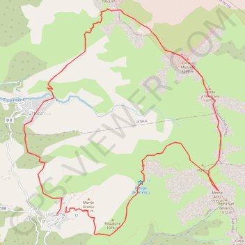 Lama - Mont Astu - Urtaca GPS track, route, trail