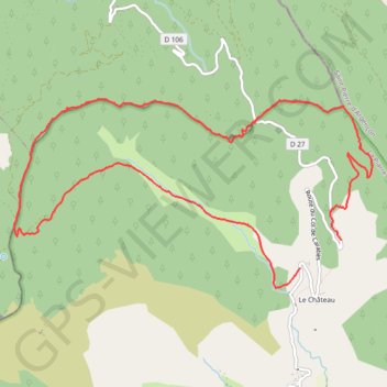 La Piarre le Château GPS track, route, trail
