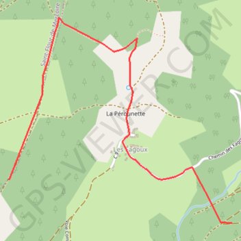 Esfagoux-allégé GPS track, route, trail