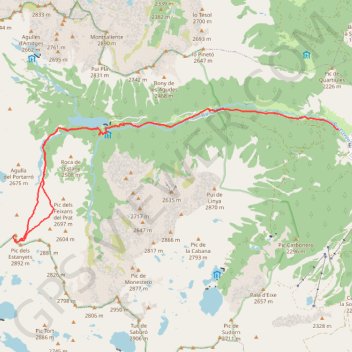 Pic de Subenuix GPS track, route, trail