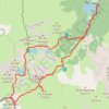 Tour des lacs d'Ayous par pics Paradis et Moines GPS track, route, trail