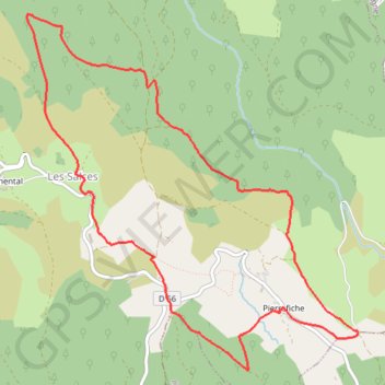 Boucle du Loup GPS track, route, trail