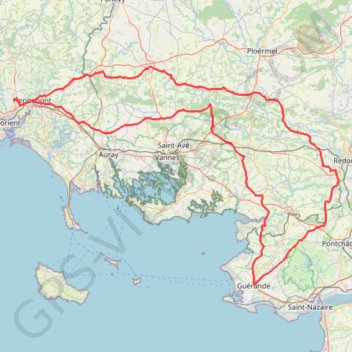 BRM 300 Caudan 2022 GPS track, route, trail