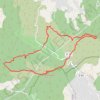 La montagne de Regagnas GPS track, route, trail
