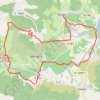 Octon - Mérifons - Malavieille - La Lieude GPS track, route, trail